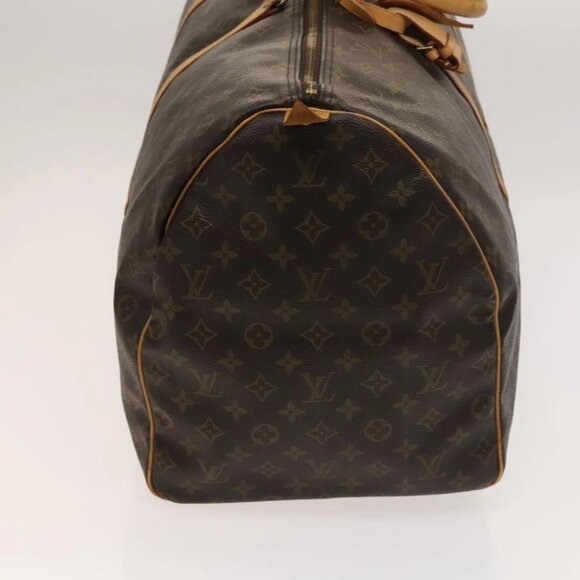 LOUIS VUITTON Monogram Keepall 60 Boston Bag M41422 LV Auth - Picture 8 of 16